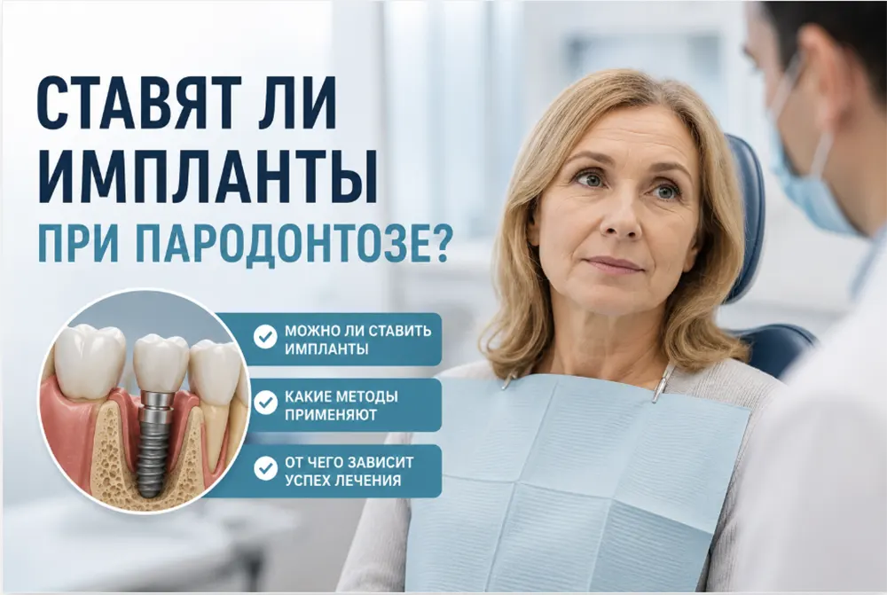 Импланты при пародонтозе