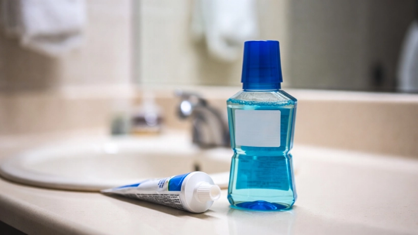 Зубная паста и ополаскиватель со фтором