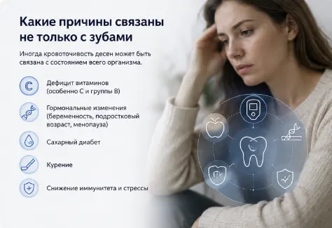 Причины, не связанные с зубами